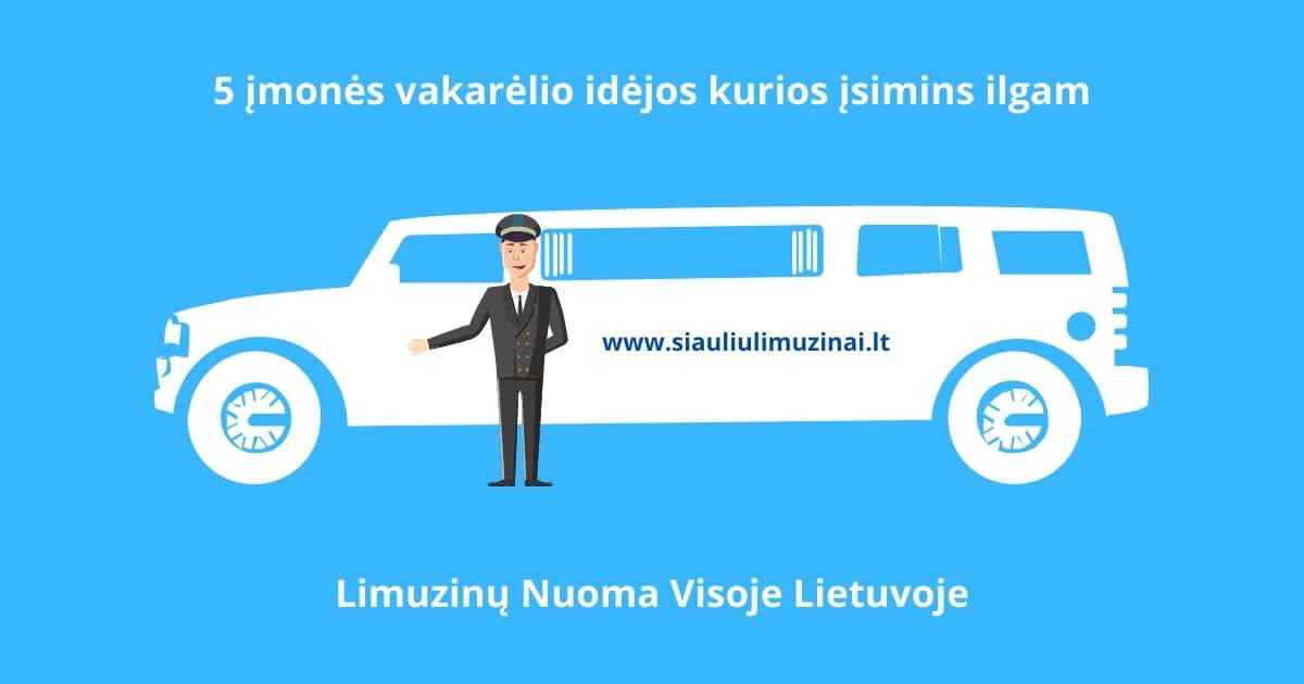 5 įmonės vakarėlio idėjos kurios įsimins ilgam